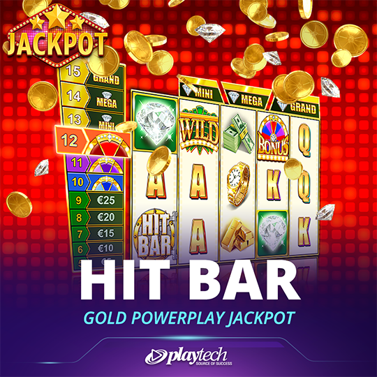 Hit Bar: Gold PowerPlay Jackpot